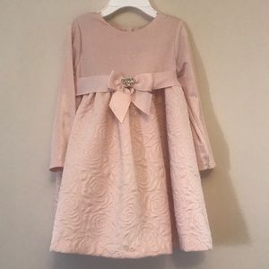 Valentines day Pink long sleeve dress size 24mo